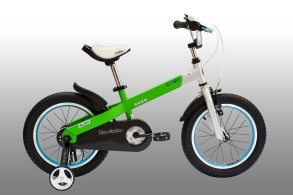 Велосипед Royal Baby Buttons Alloy 12", алюминиевая рама, Зеленый
